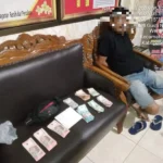 Uang palsu, Pasar Mengwi, Badung, Polres Badung, Polsek Mengwi, pria 53 tahun, uang diduga palsu, pecahan Rp100 ribu, 98 lembar uang, belanja pasar, Desa Beraban, Tabanan, kriminal, kasus uang palsu.