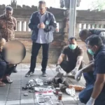 BNN Bali, narkotika Bali, etomidate, ganja 11,12 gram, ekstasi 64,5 butir, happy water, paket narkotika, knalpot sepeda motor, controlled delivery, Denpasar, Denpasar Selatan, Jalan Taman Pancing, BNN Provinsi Bali, peredaran narkoba,