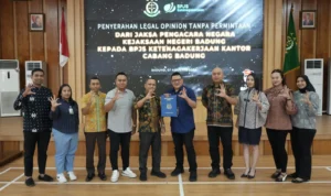 Kejari Badung, Kejaksaan Negeri Badung, Legal Opinion, Jaksa Pengacara Negara, BPJS Ketenagakerjaan, BPJS Badung, penyalahgunaan iuran BPJS, PT Delapan Benua Khatulistiwa, penegakan hukum, pertimbangan hukum, Bali.