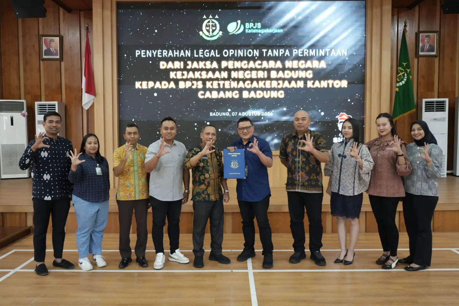 IMG_0011 Kejari Badung, Kejaksaan Negeri Badung, Legal Opinion, Jaksa Pengacara Negara, BPJS Ketenagakerjaan, BPJS Badung, penyalahgunaan iuran BPJS, PT Delapan Benua Khatulistiwa, penegakan hukum, pertimbangan hukum, Bali.