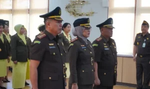 I Wayan Sumertayasa, Kajari Badung, Kejari Badung, Sutrisno Margi Utomo, Kejati Bali, rotasi Kajari, pelantikan Kajari, Kejaksaan Negeri Badung, penegakan hukum, Badung, Bali.