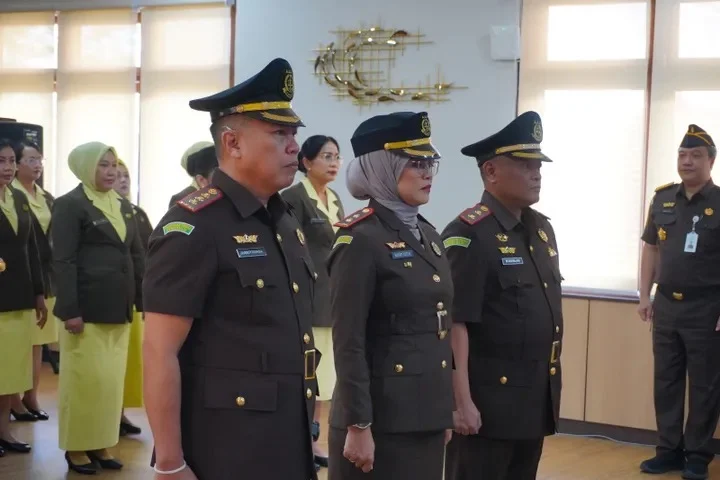 I Wayan Sumertayasa, Kajari Badung, Kejari Badung, Sutrisno Margi Utomo, Kejati Bali, rotasi Kajari, pelantikan Kajari, Kejaksaan Negeri Badung, penegakan hukum, Badung, Bali.