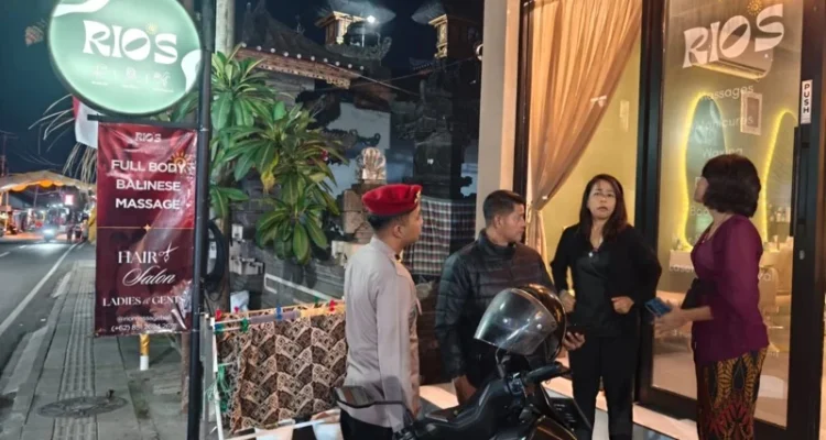 WNA, spa Canggu, treatment spa, cekcok, Polres Badung, Rio’s Massage & Salon Canggu, Kuta Utara, Badung, video viral, WNA kabur.