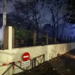 Kebakaran Seminyak, Chez Gado-Gado Restaurant, kebakaran Badung, Jalan Camplung Tanduk, Kuta Badung, restoran terbakar, kebakaran Bali, Damkar Badung, Polsek Kuta, Puslabfor Polda Bali.