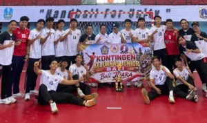 Kejurnas Bola Tangan 2026, Handball Junior 2026, Badung, Tim Keris Badung, ABTI Badung, KONI Badung, Medali Emas, Jawa Tengah, Bola Tangan Bali, Porprov Bali 2027, Regenerasi Atlet, Atlet Muda Badung, GOR Universitas Negeri Surabaya, Surabaya, Kejurnas Handball.