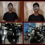 Debt collector gadungan, rampas motor, Vespa Sprint, Resmob Polda Bali, Polda Bali, Ditreskrimum Polda Bali, Denpasar, Pemogan, penipuan, perampasan kendaraan, maling motor, pelaku ditangkap, Karangasem, NTT, kriminal Bali, Citizen Bali.