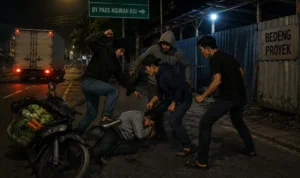 Pengeroyokan Denpasar, pedagang sayur dikeroyok, penganiayaan Denpasar Selatan, Jalan Pemelisan, By Pass Ngurah Rai, Denpasar Selatan, Polresta Denpasar, dugaan pengeroyokan, korban penganiayaan, penyelidikan polisi.