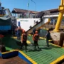 KMP Putri Yasmin, kapal terbakar, Selat Lombok, kebakaran kapal, SAR Denpasar, SAR Mataram, KN SAR Arjuna, evakuasi penumpang, Pelabuhan Padangbai, Pelabuhan Lembar, Bali, NTB.