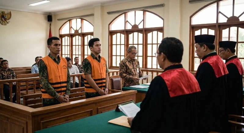 Rafael T, Markus K, pencurian sepeda motor, curanmor, PN Denpasar, Pengadilan Negeri Denpasar, Sumba Barat Daya, NTT, Jalan Gatot Subroto Barat, Pemecutan Kaja, Badung, Honda Beat, JPU Gusti Ayu Surya Yunita PW, kasus pencurian motor.