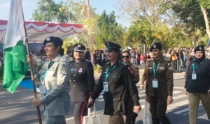 IAWP, Parade Polwan, Polwan 43 Negara, Lapangan Renon, Monumen Bajra Sandhi, Polda Bali, Pariwisata Bali, Denpasar, International Association of Women Police