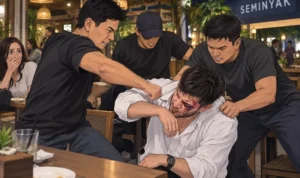 WNA Iran dikeroyok, pengeroyokan WNA, WNA Iran Seminyak, pengeroyokan Seminyak, Jalan Kayu Aya, Polresta Denpasar, Kuta Badung