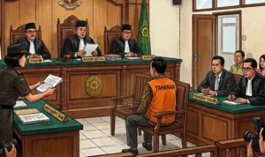 Tri Cahyono, penggelapan uang, uang perusahaan, dugaan penggelapan, PN Denpasar, Kejari Denpasar, JPU, UD HJ ATIM, Denpasar, Jember, Rp59 juta, perkara penggelapan, persidangan.