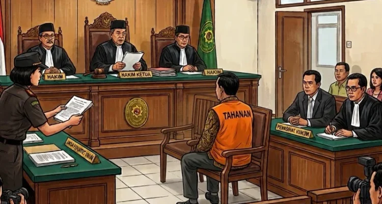 Tri Cahyono, penggelapan uang, uang perusahaan, dugaan penggelapan, PN Denpasar, Kejari Denpasar, JPU, UD HJ ATIM, Denpasar, Jember, Rp59 juta, perkara penggelapan, persidangan.