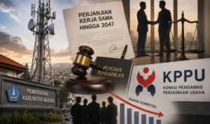 Bali Towerindo, Pemkab Badung, PERATIN, Kamilov Sagala, KPPU, persaingan usaha, infrastruktur telekomunikasi, BTS, kerja sama hingga 2047, hak eksklusif, Putusan PT Bali, Pengadilan Tinggi Bali, Badung, telekomunikasi Bali.