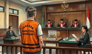 Penyelundupan Hasis Bali, WN Inggris Narkoba Denpasar, Pengadilan Negeri Denpasar, Darren Granville Craig, Tuntutan JPU Febrina Irlanda, Kasus Hasis Bandara Ngurah Rai, Narkoba WNA Bali, Penyelundupan Narkotika Thailand Bali, Tuntutan 8 Tahun Penjara WN Inggris, Permufakatan Jahat Narkotika