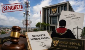 Sengketa Menara Badung, PT Bali Towerindo Sentra Tbk, Pemkab Badung, Komisi Yudisial, KY, dugaan pelanggaran etik hakim, Putusan PT Denpasar, Pengadilan Negeri Denpasar, Putusan Nomor 200/PDT/2026/PT DPS, sengketa bisnis menara telekomunikasi, menara telekomunikasi Badung