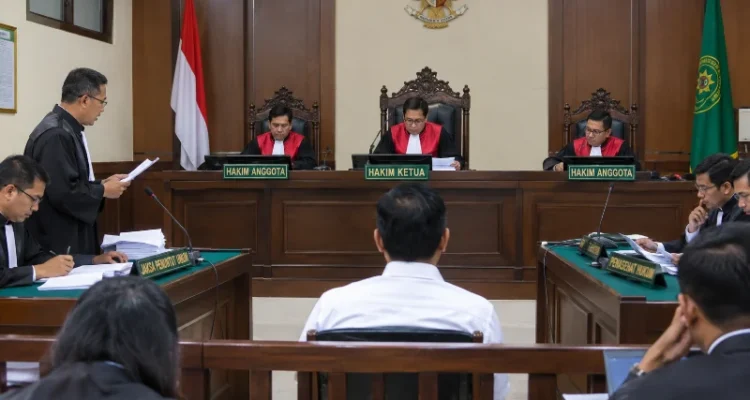 Penangguhan penahanan, JPU, sengketa perdata, PK Mahkamah Agung, dugaan pemalsuan surat, A.A.N.D., PN Denpasar, Eddy Arta Wijaya, Rizal Akbar, eksepsi, prejudiciel geschil, perkara pidana, KUHAP, KUHP.