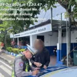 Operasi Patuh Agung 2026, Satlantas Polresta Denpasar, WNA ditilang di Bali, WNA tidak pakai helm, tilang WNA Denpasar, pelanggaran lalu lintas Bali, Polresta Denpasar, Operasi Patuh Bali, keselamatan berkendara, razia lalu lintas Denpasar.