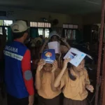 Dinsos Denpasar, Tagana Masuk Sekolah, mitigasi bencana, Denpasar, gempa bumi, SD 17 Pemecutan, SMP Widya Sakti, Taruna Siaga Bencana.