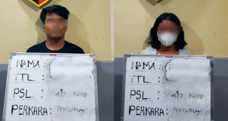 pencurian sepeda motor, pasangan kekasih ditangkap, Polsek Denpasar Timur, curanmor Denpasar, pencurian motor Bali, Honda Scoopy, Yamaha Xeon, kriminal Denpasar, berita Bali, Citizenbali.com.