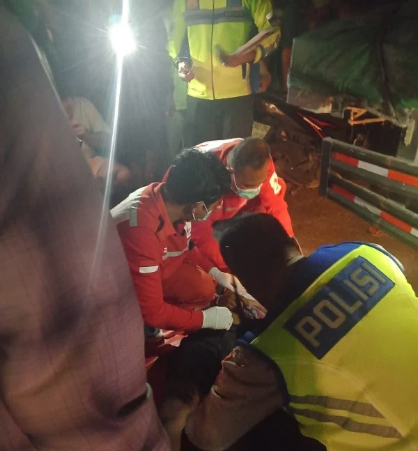 kecelakaan Lukluk, pengendara motor tewas, Honda Beat, truk Isuzu, kecelakaan Mengwi, Polres Badung, kecelakaan lalu lintas Badung, Desa Lukluk, Jalan Raya Lukluk-Sempidi